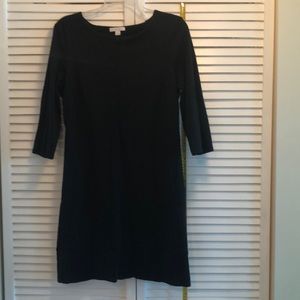 Black cotton dress